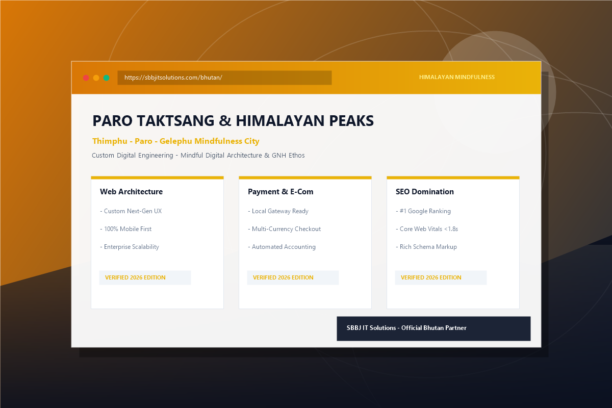 Website Designing Company in Bhutan