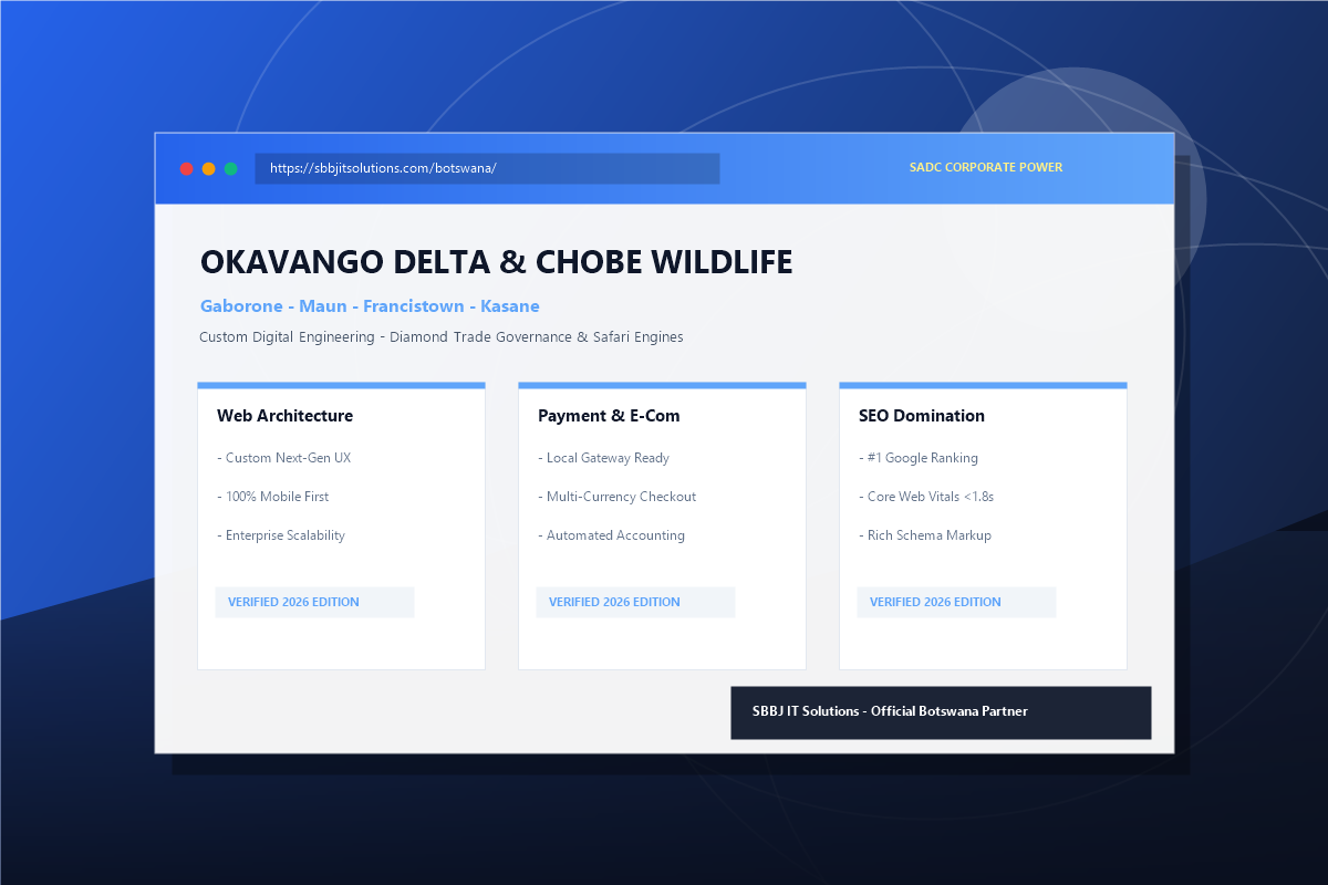 Website Designing Company in Botswana