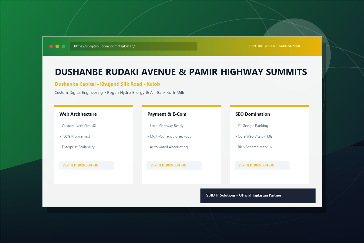 Website Design and Digital Engineering in Tajikistan